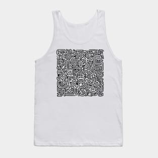 Pop Art Abstract (Haring Inspired) Tank Top